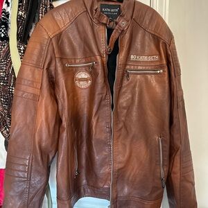 Men's Brown Leather Jacket